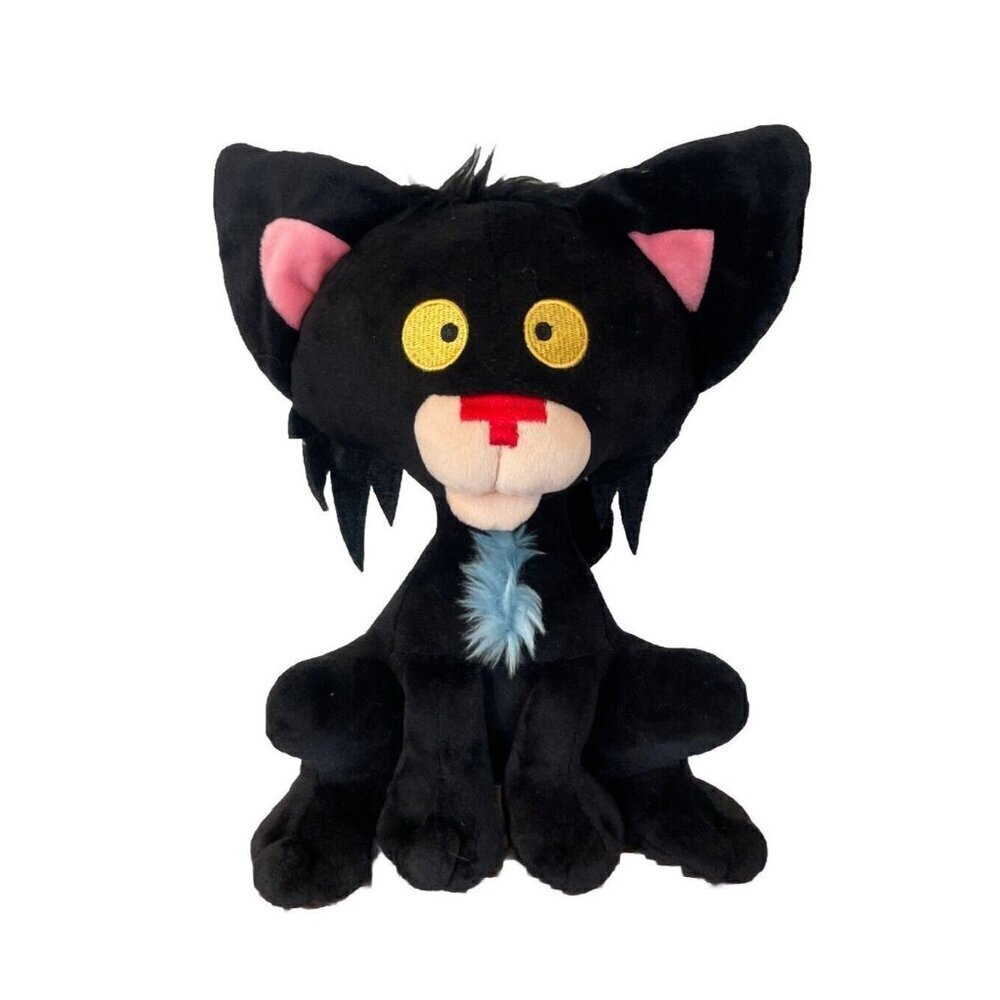 Bad Kitty Plush Doll 12” Merry Makers Black Cat Stuffed Animal